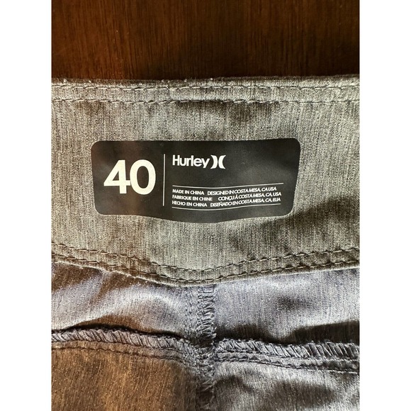 Hurley Board Shorts Multi Color Swim Suit Men's Size 40 - Picture 3 of 4